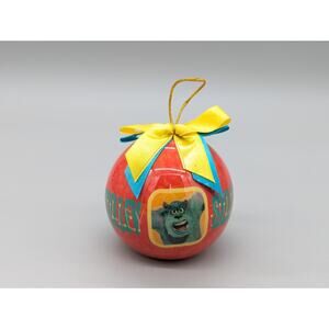 Disney Pixar Monsters Inc Sully Orange Round Christmas Tree Ornament Bulb